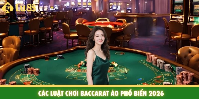Các luật chơi Baccarat ảo phổ biến 2026