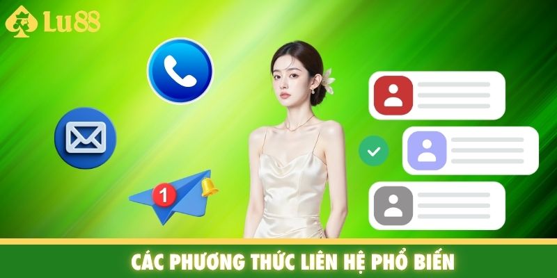 Các phương thức liên hệ phổ biến