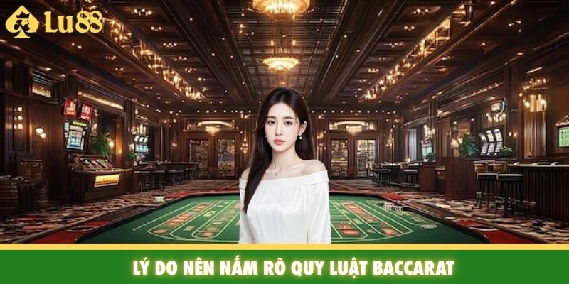 Lý do nên nắm rõ quy luật Baccarat